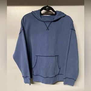 American Eagle Hoodie Woman’s Large Pouch pocket  Blue Y2K